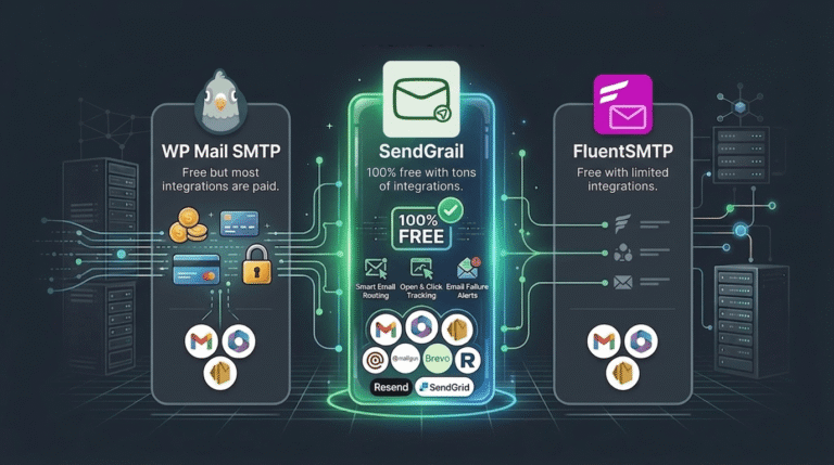 SendGrail vs FluentSMTP vs WP Mail SMTP: the Best SMTP Plugin for Your Business